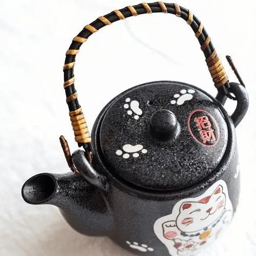 Théière en Porcelaine Chat du Japon