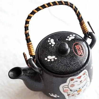 Théière en Porcelaine Chat du Japon