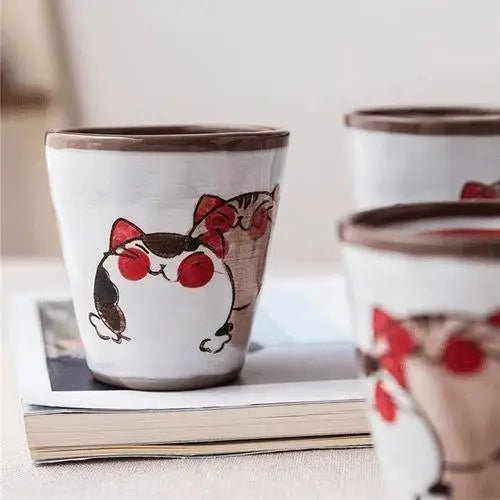 Théière en Porcelaine  Chat mignon