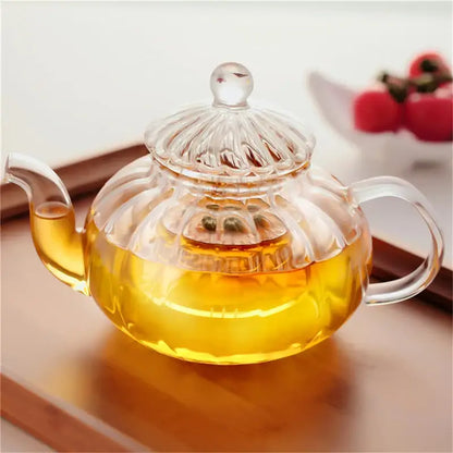 Théière en Verre Double Paroi