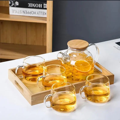 Théière en Verre Familiale