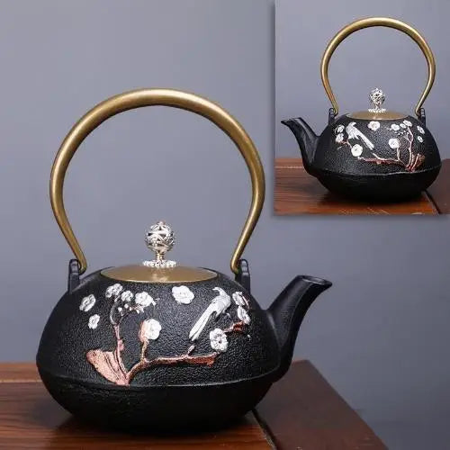 Théière Fonte Fleur de Cerisier