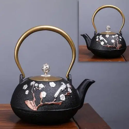 Théière Fonte Fleur de Cerisier