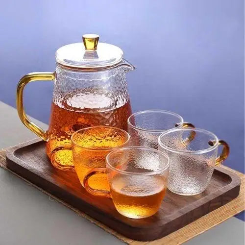 Théière Moderne en Verre Résistant