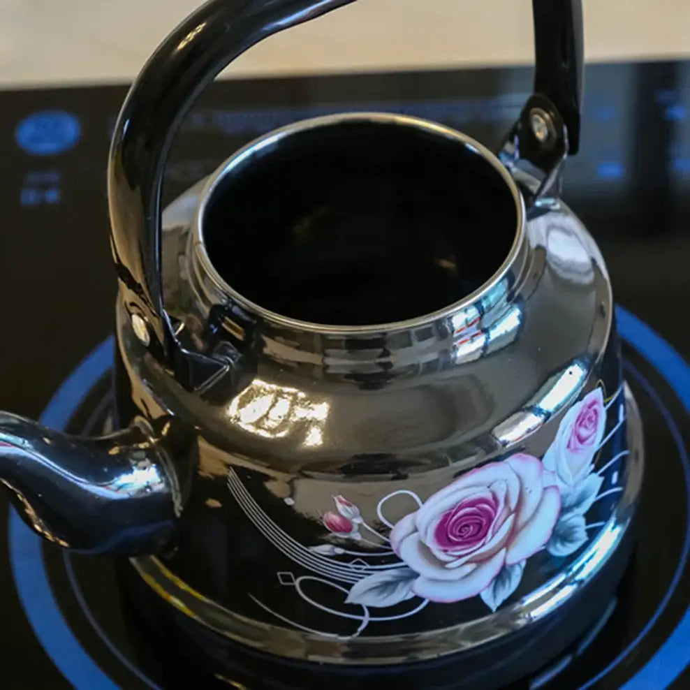 Théière Noire en Porcelaine