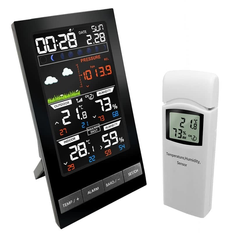 Thermo hygromètre multicanal [météo]