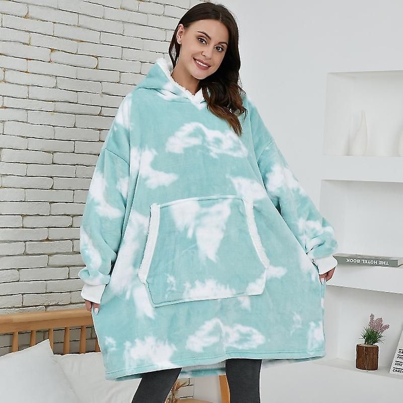 Sweat Plaid Femme Vert  À Motif Blanc