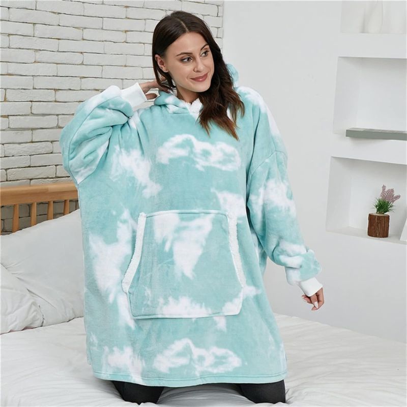 Sweat Plaid Femme Vert  À Motif Blanc
