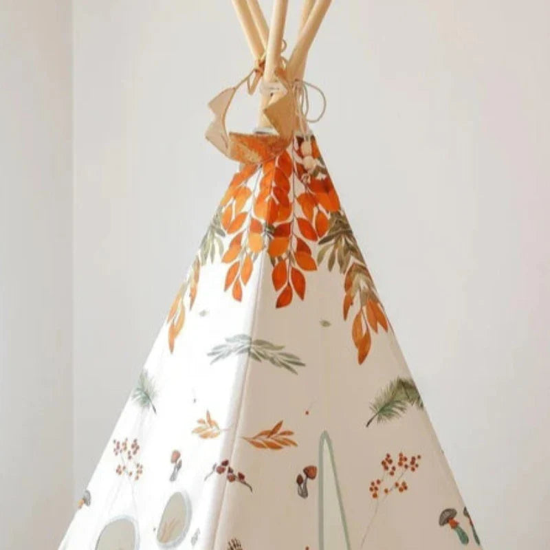 Ensemble tipi et tapis « Amis de la forêt »