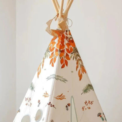 Ensemble tipi et tapis « Amis de la forêt »