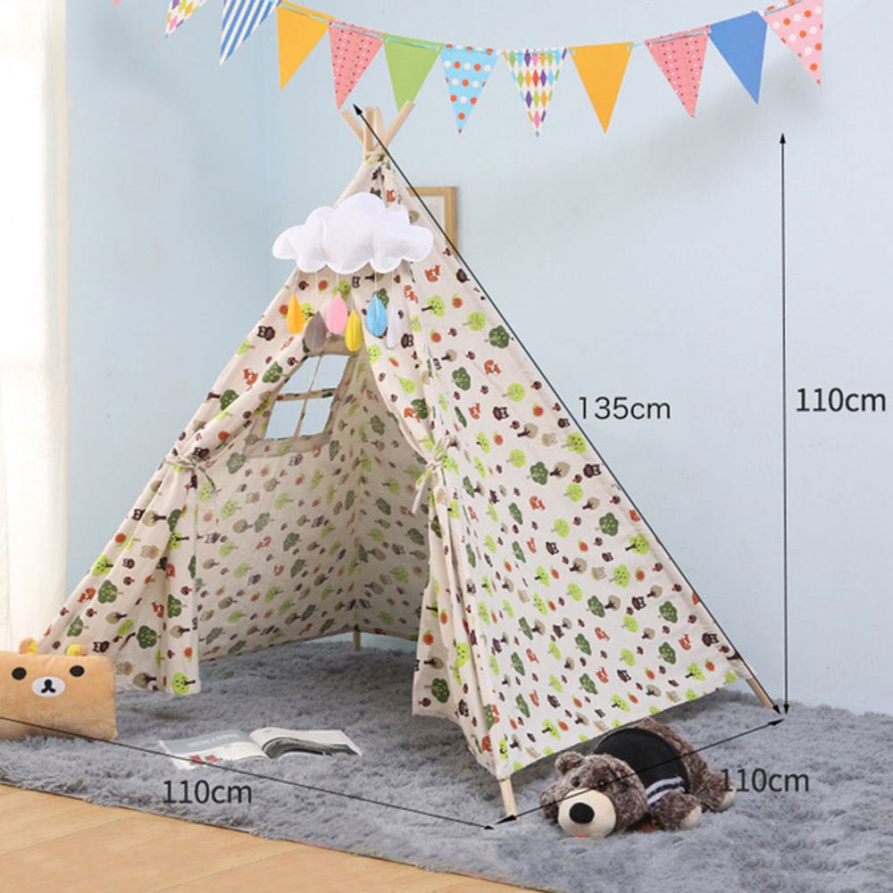 Tipi Enfant Motifs Forêt