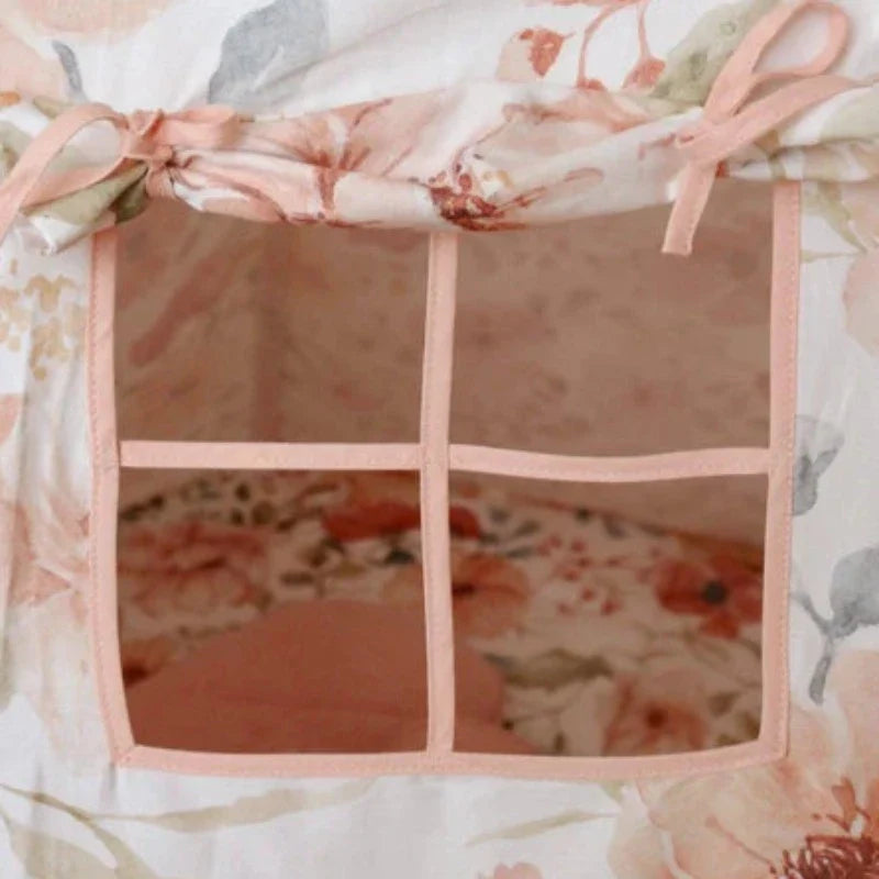Ensemble Tipi et Tapis « Flower power »