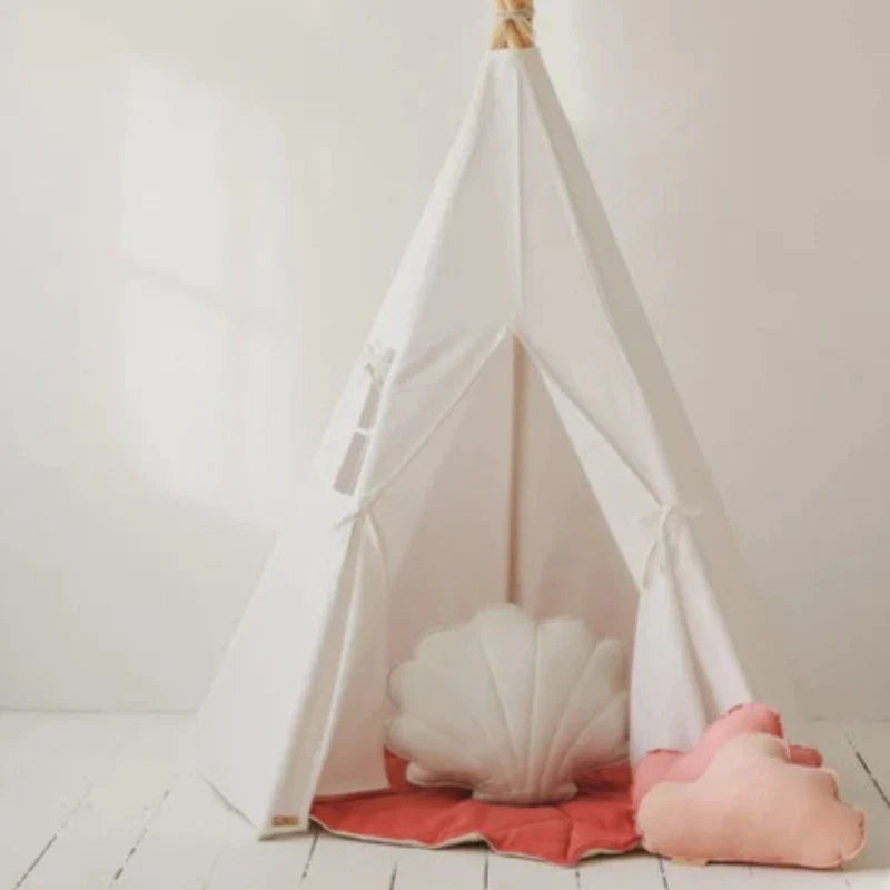 Ensemble Tipi et Tapis de feuilles « Blanche Neige »