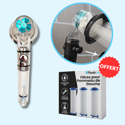 Pommeau de Douche Anticalcaire Haute Pression