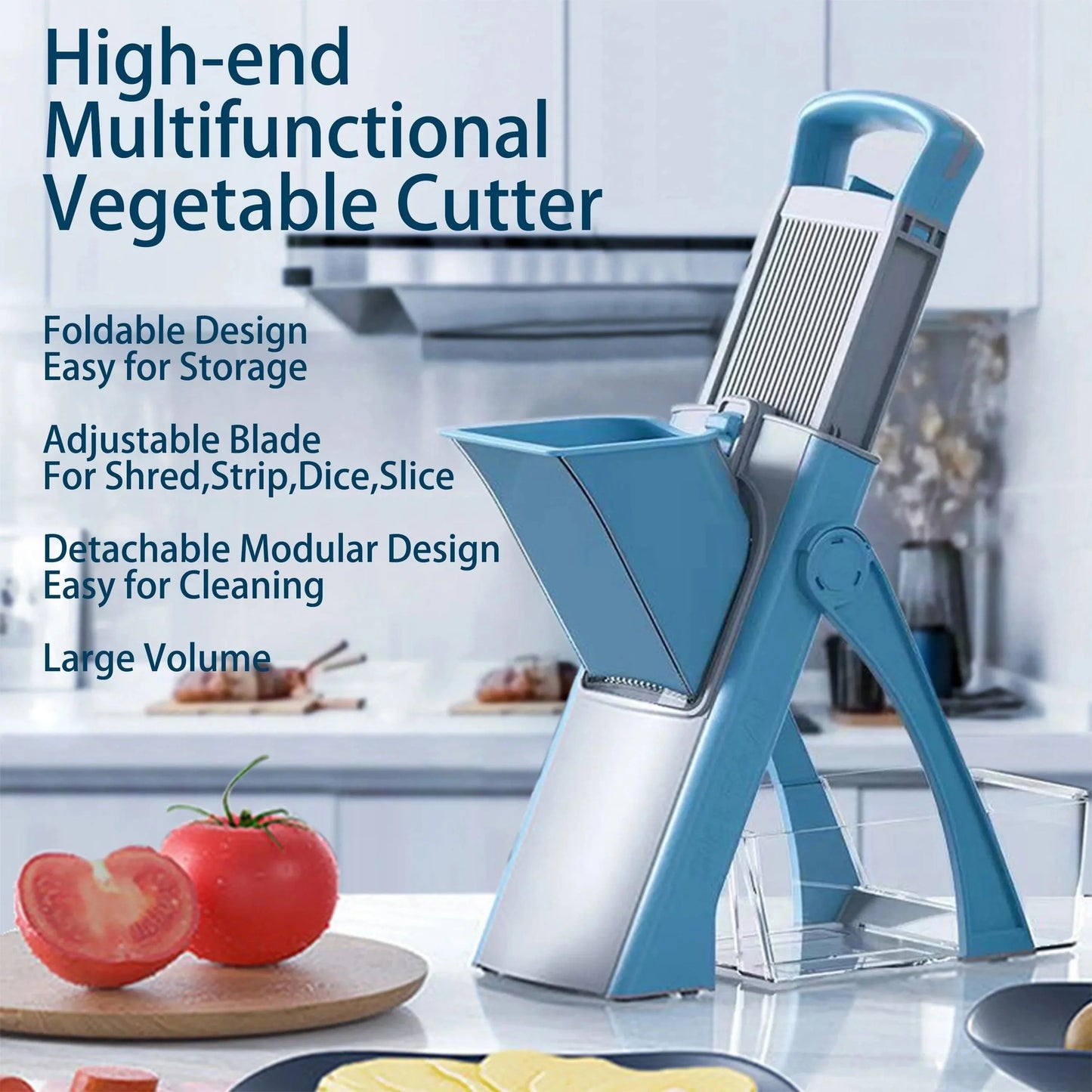 Trancheuse et Râpe Multifonctionnelle - Cuisinez Facilement avec Cet Ensemble efficace