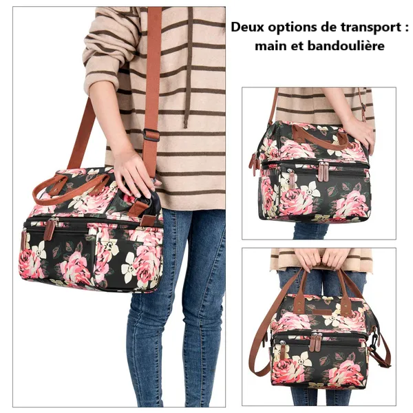 Lunch Bag Isotherme Femme Rose