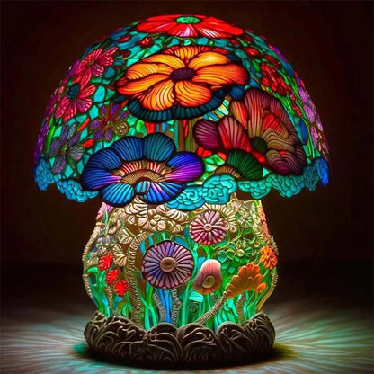 Magnifique lampe en vitrail apaisante