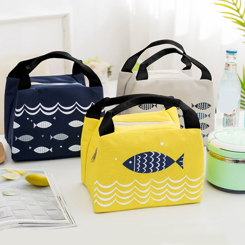 Sac Isotherme Repas Poissons Marron