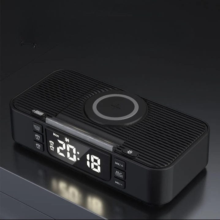 Réveil enceinte chargeur induction