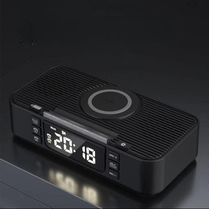 Réveil enceinte chargeur induction