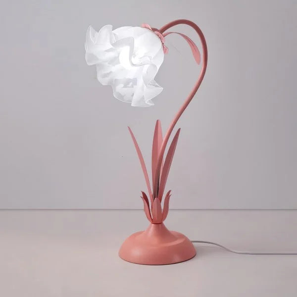 Lampe de Table Vintage à Fleurs Ajustable – Élégance Pratique et Design Inspiré de la Nature