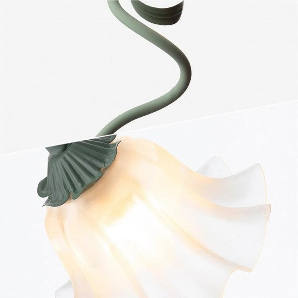 Lampe de Table Vintage à Fleurs Ajustable – Élégance Pratique et Design Inspiré de la Nature