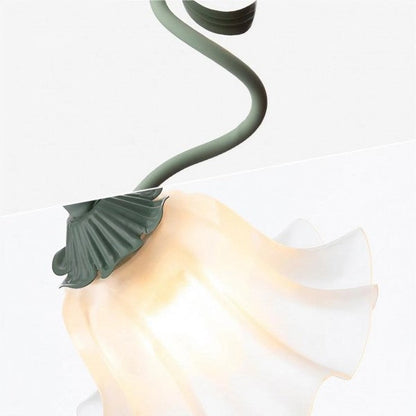 Lampe de Table Vintage à Fleurs Ajustable – Élégance Pratique et Design Inspiré de la Nature