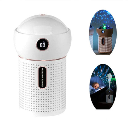 Veilleuse ciel étoilé bébé humidificateur d’air - GENO / humidificateur d'air bébé 3en1 avec veilleuse projection ciel étoilé