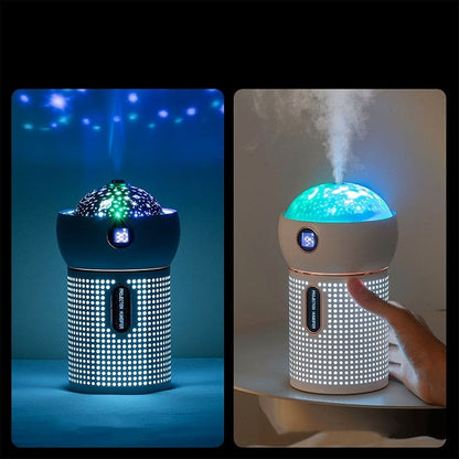 Humidificateur d'air bébé avec projecteur ciel étoilé et veilleuse - GENO