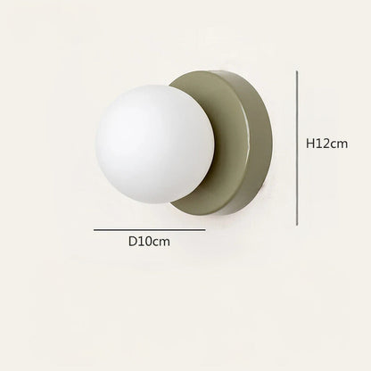 Lampe de chevet Murale Boule Vintage Coloré