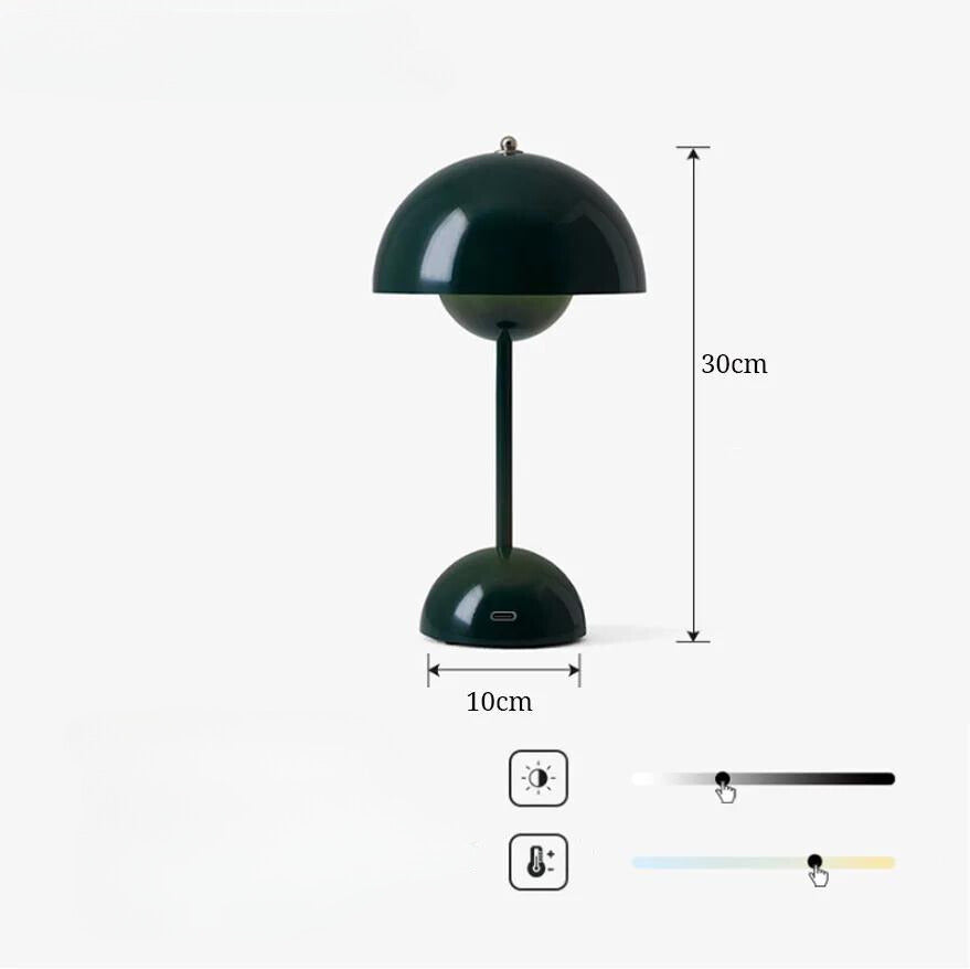 Lampe de Chevet Vintage Champignon Tactile