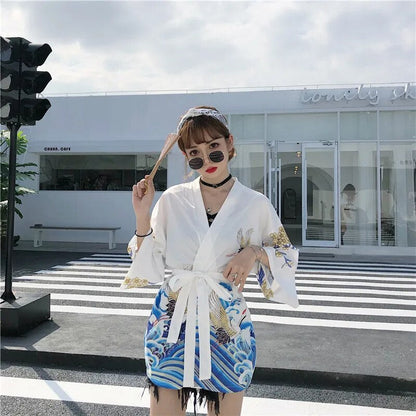 Kimono haori femme