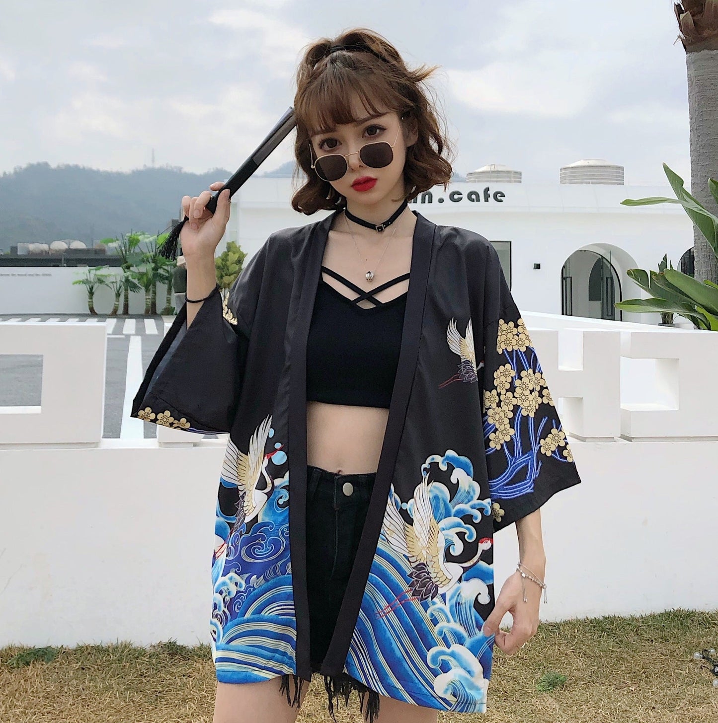 Kimono haori femme
