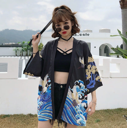 Kimono haori femme