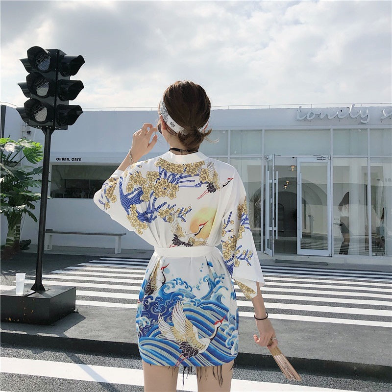 Kimono haori femme
