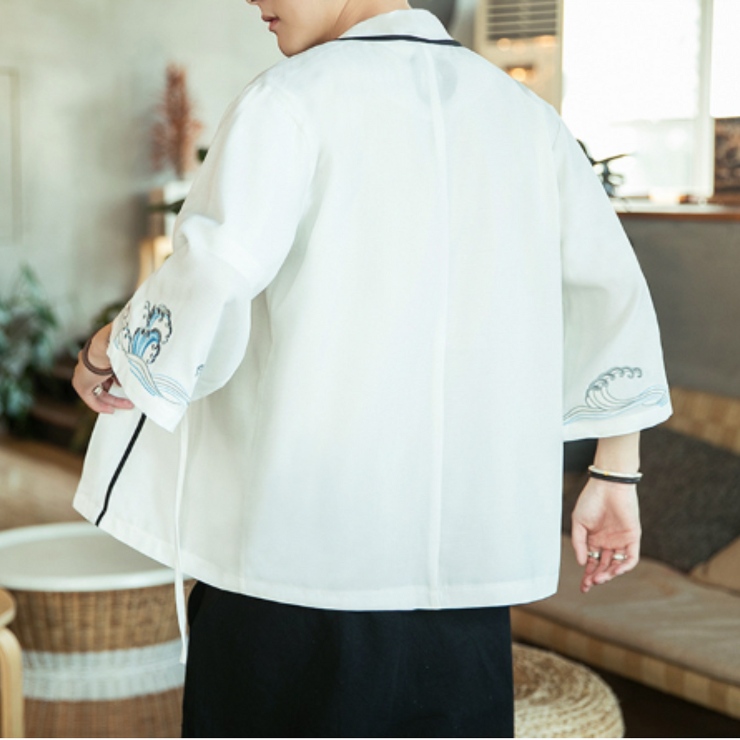 Veste blanche japonaise