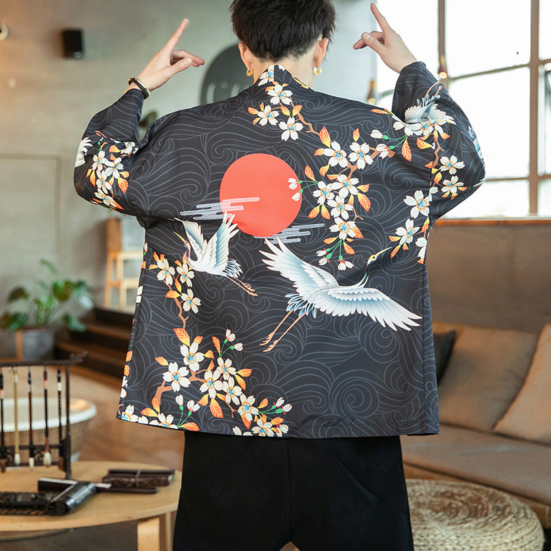 Kimono bleu marine