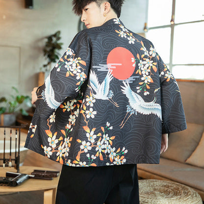 Kimono bleu marine