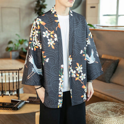 Kimono bleu marine