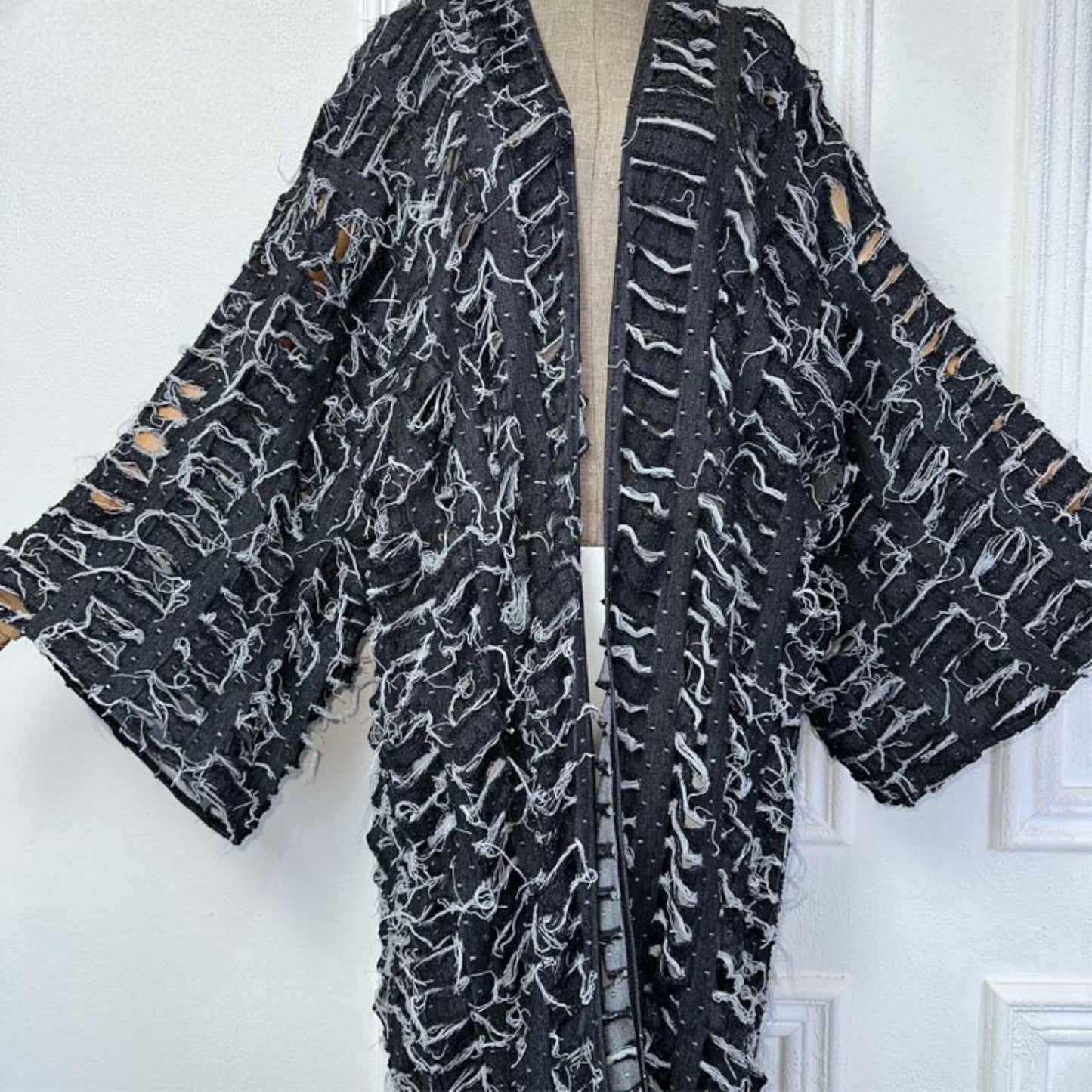 Robe kimono bleu