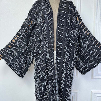 Robe kimono bleu