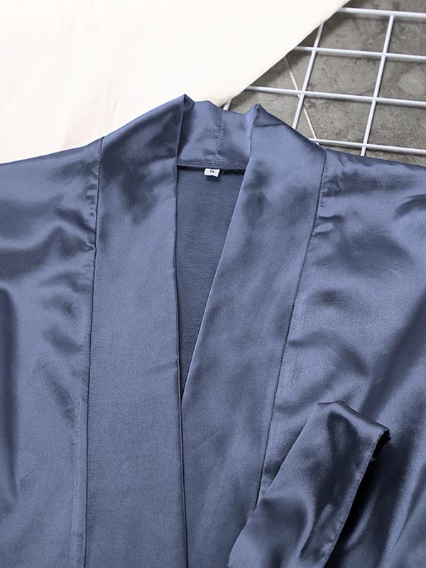 Pyjama En Satin Pour Femme "Mystère de Nuit"