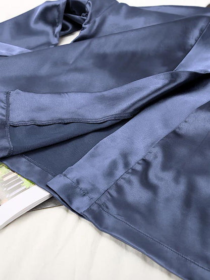 Pyjama En Satin Pour Femme "Mystère de Nuit"