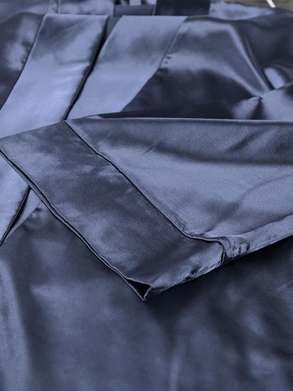 Pyjama En Satin Pour Femme "Mystère de Nuit"