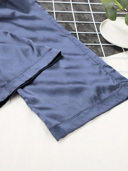 Pyjama En Satin Pour Femme "Mystère de Nuit"