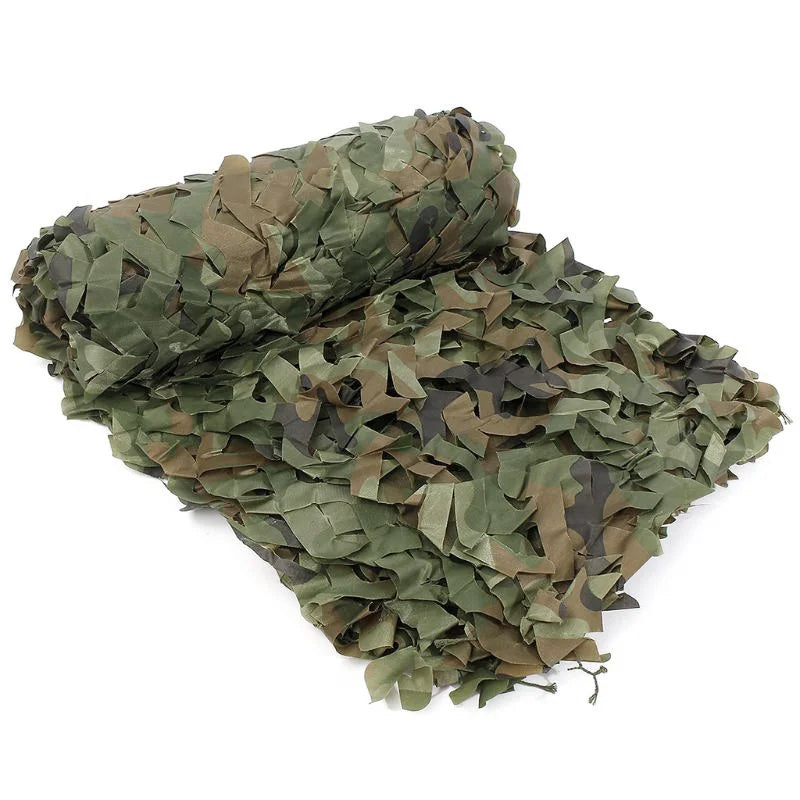 Voile d'Ombrage Rectangulaire de Style Camouflage Militaire