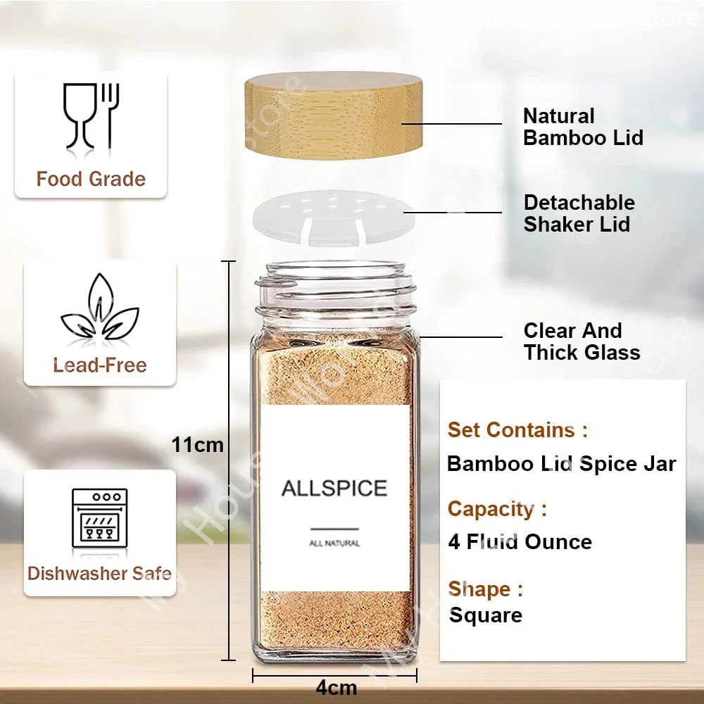 Vous cherchez à organiser vos épices de façon écologique et pratique ? Découvrez notre Ensemble de Pots à Épices en Verre & Bambou.
