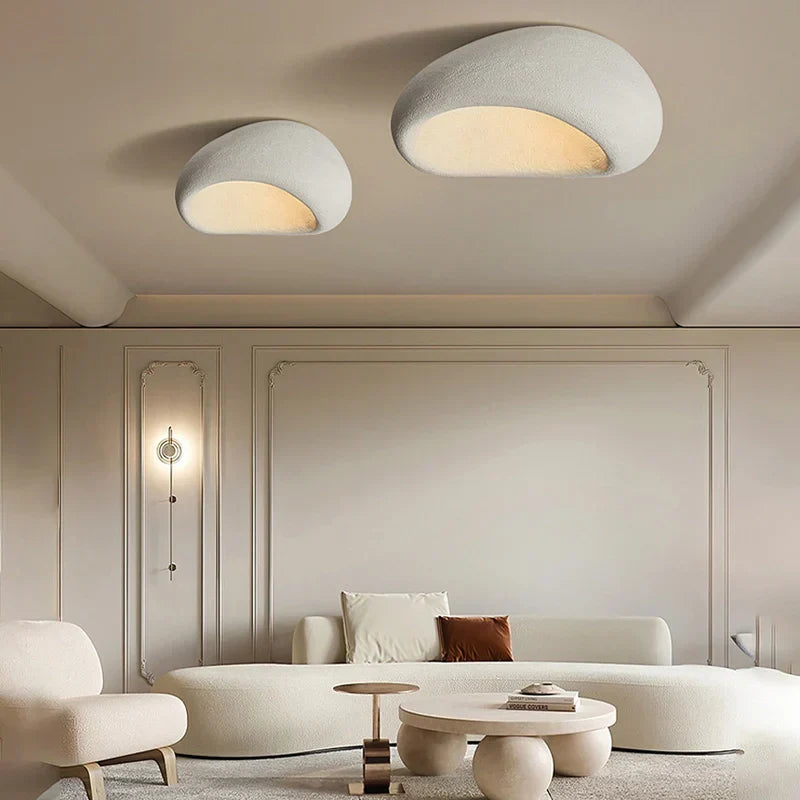 Plafonnier Wabi Sabi – Élégance Minimaliste avec Lumière LED
