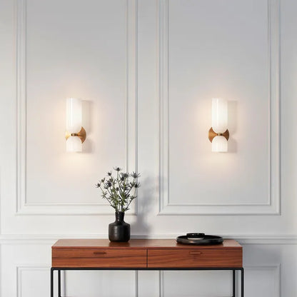 Applique Murale LED Double Tête en Verre – Élégance Moderne et Efficacité Énergétique