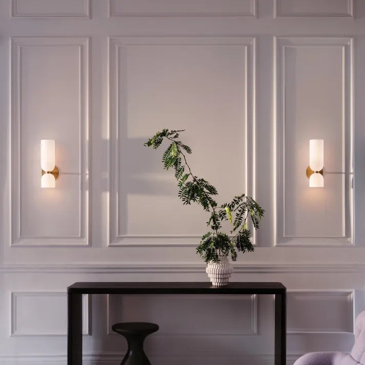 Applique Murale LED Double Tête en Verre – Élégance Moderne et Efficacité Énergétique